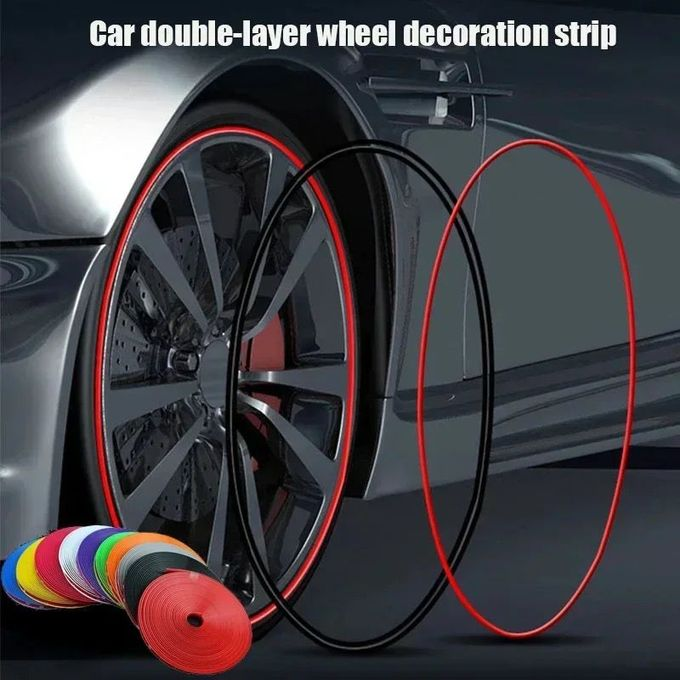 Vibrant Wheel Rim Protector & Accent Strips – Stylish Shield For Your Rims