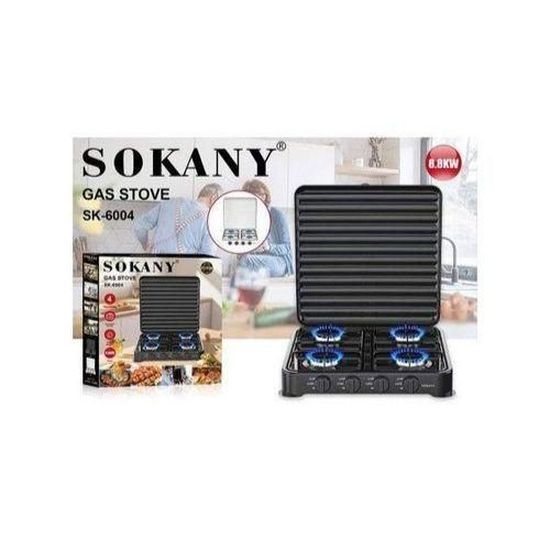 Sokany 4 FACE COUNTERTOP GAS STOVE