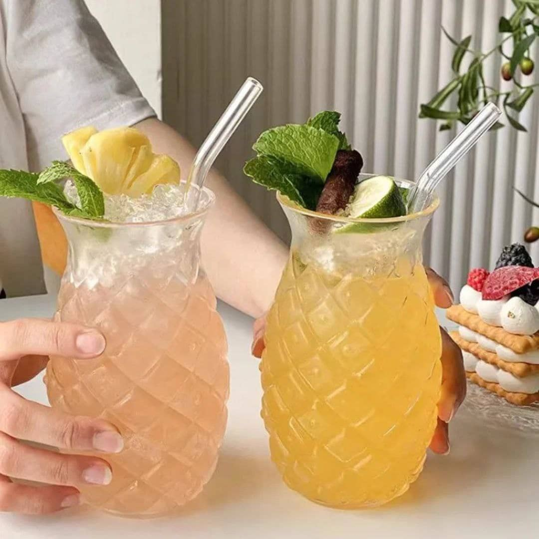 Pineapple Shaped Glass Cup