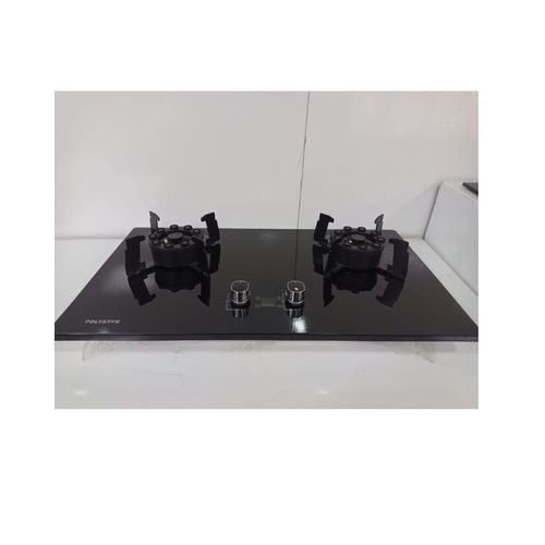 Polystar 2in1 74x44cm 2 BurnerTempered Glass Built-in Cooker Hob