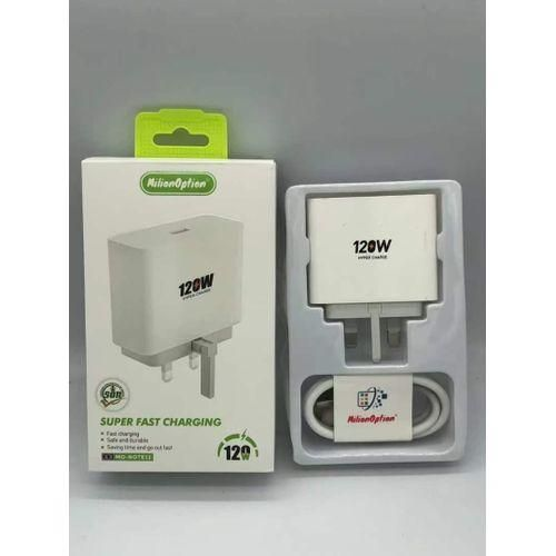 120w Double Fast Charger With Type-C Cable