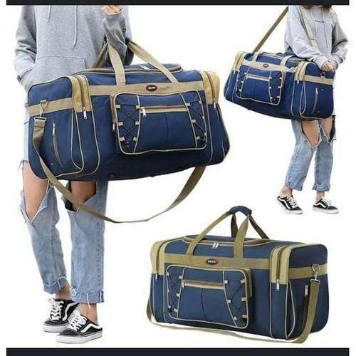 Large Capacity Men's Travel Bag - Weekend Women's Waterproof Polyester Hand Luggage - Duffel Bag - Weekender Travel Bag Foldable Duffle Bag With Shoulder Strap For Men & Women