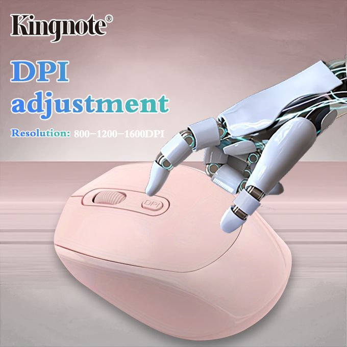 Kingnote 1000mAh! Rechargeable Wireless Mouse 2.4G Bluetooth 2 Modes