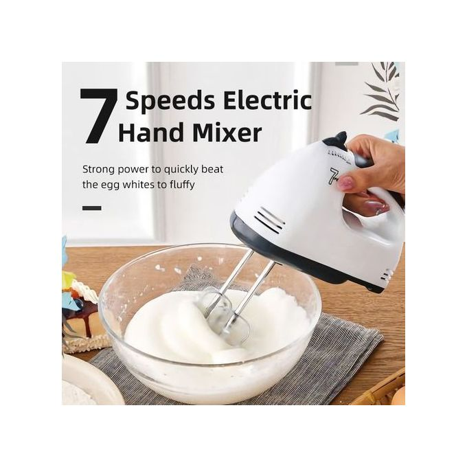 EAGEAT 7 Speed Electric Hand Mixer Whisk Egg Beater Cake Baking