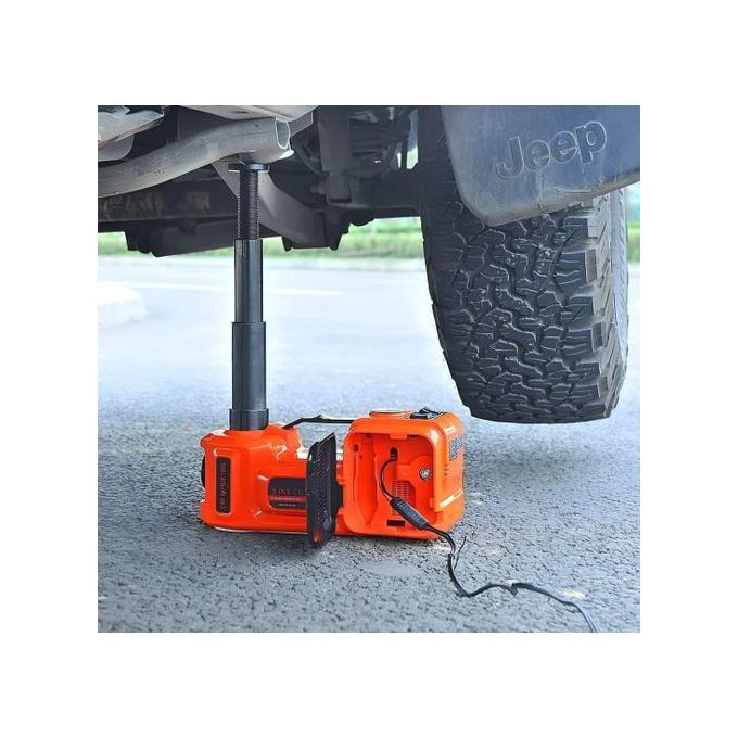 3-in-1 Electric Hydraulic Floor Jack Lift, Pump & LED