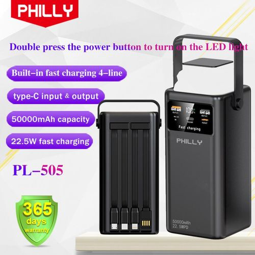 22.5W Power Banks 50000MAh Portable Super Fast Charger