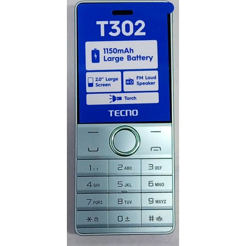 Tecno T302 Dual Sim With Camera & TorchLight Fm, Speaker