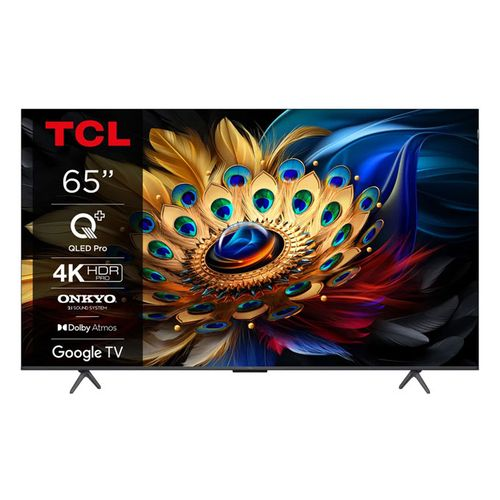 TCL 65" Inches QLED Google Smart TV - Black