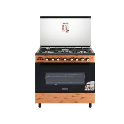 Bruhm 60x90cm 5 Gas Burner Cooker With Auto Ignition - Oven And Grill