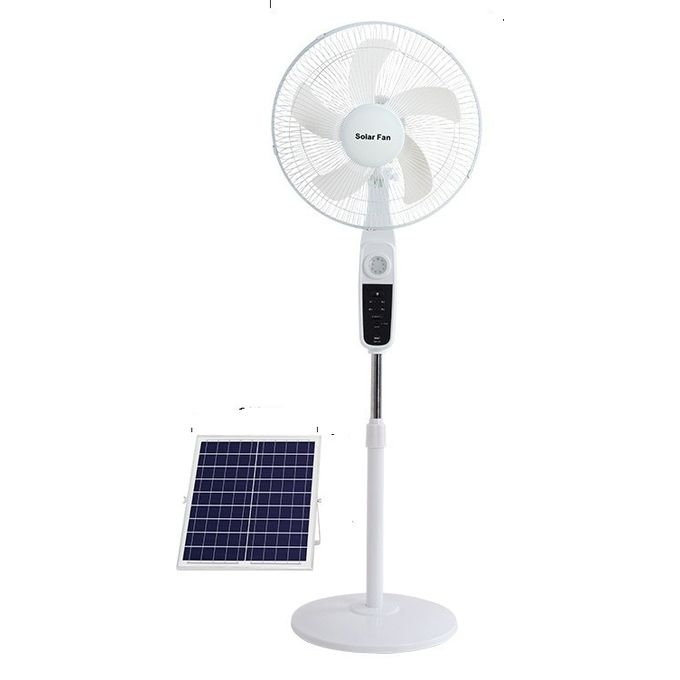 Isolar Helioflo Solar Rechargeable Fan 16inches With Solar Panel