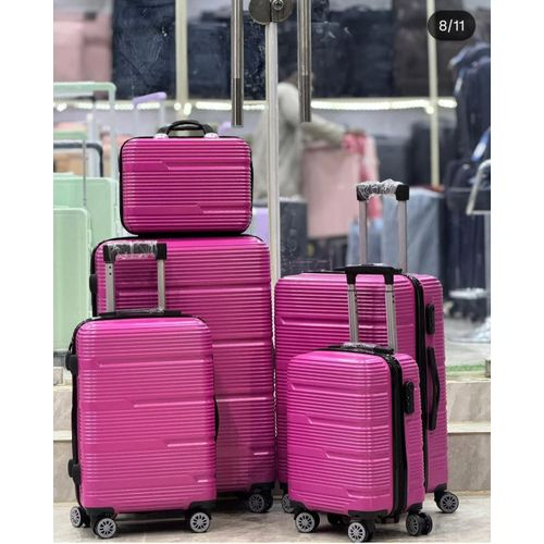 Gen X 5-in-1 Premium Travel Luggage Set – Durable Trolley Box with Spinner Wheels & Cute Carry-on Case