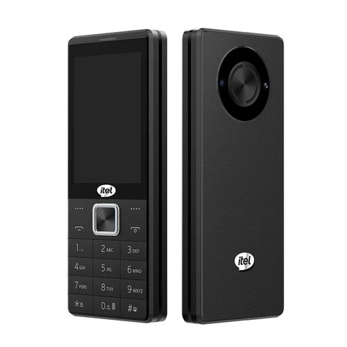 itel 5627 3.0", 2500mAh Battery, Triple SIM, Loudspeaker - Black