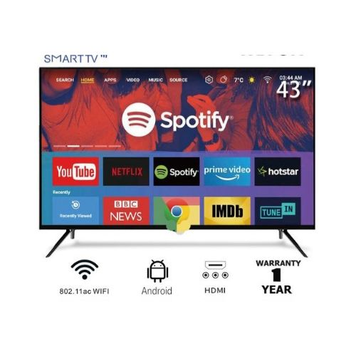 43 Inches Super HD Android Smart Frameless TV