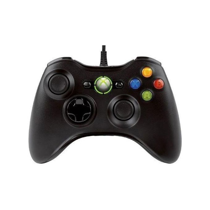 Microsoft Xbox 360 Controller Pad For Official Xbox 360 Console & Windows - BLACK