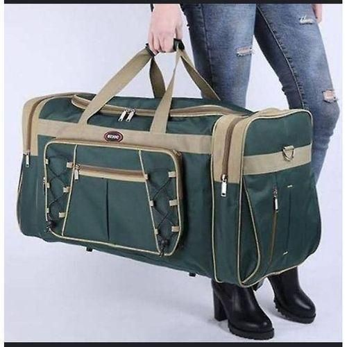 Large Capacity Men's Travel Bag - Weekend Women's Waterproof Polyester Hand Luggage - Duffel Bag - Weekender Travel Bag Foldable Duffle Bag With Shoulder Strap For Men & Women