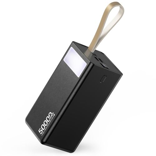 50,000mAh power bank 22.5W Super Fast Charge & LED Light for Outages