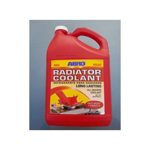 ABRO RED RADIATOR COOLANT, ALL SEASON COOLANT 4LTRS