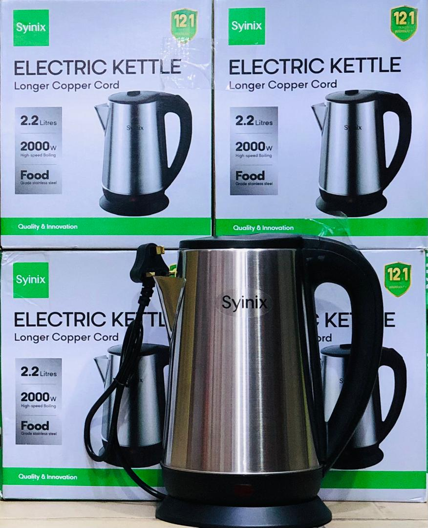 Syinix 2.2L Stainless Steel Electric Kettle