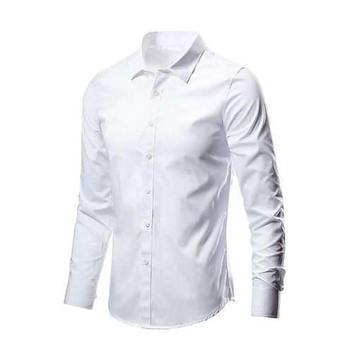 Men's Formal Shirts Long Sleeve Corporate Business White Shirt