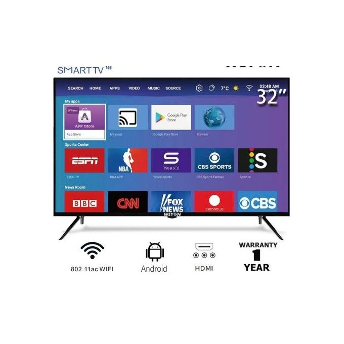 32-Inch Smart Full HD Android TV + Free Gift Inside